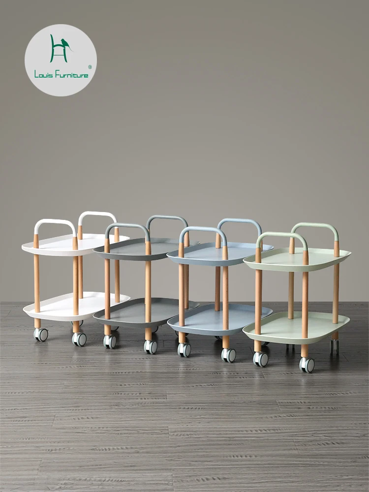 

Кофейные столики Louis fashion в скандинавском стиле на колесиках, диваны на колесиках, несколько маленьких чайных подставок, двухуровневый Мног...