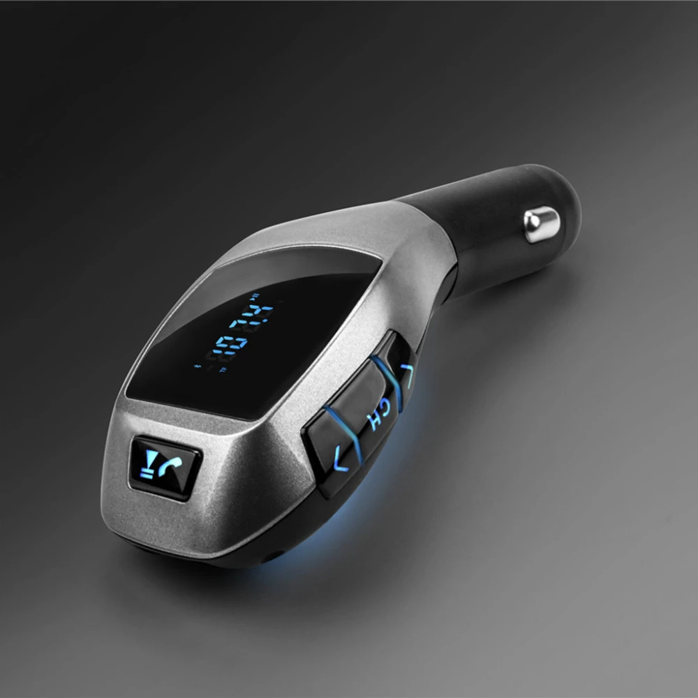Новый 12V 24V ЖК дисплей Дисплей Bluetooth автомобильный набор FM передатчик свободные