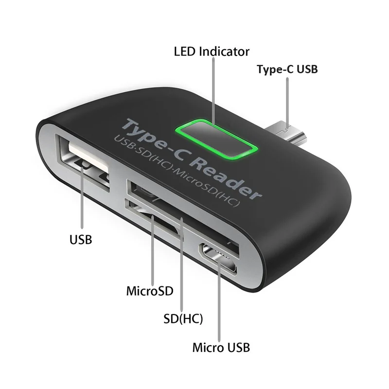 Тип C OTG адаптер Usb док станция для Android Phoner с Питание зарядки USB