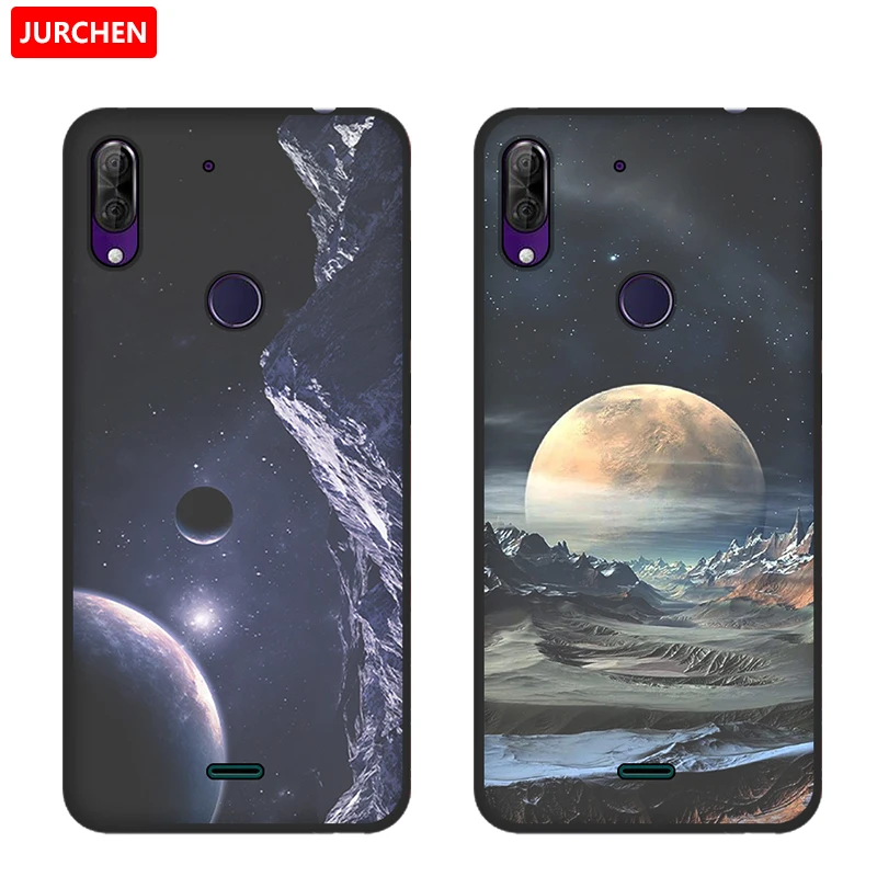 JURCHEN ТПУ мягкий чехол для Wiko View 2 Plus телефона с милым мультяшным принтом