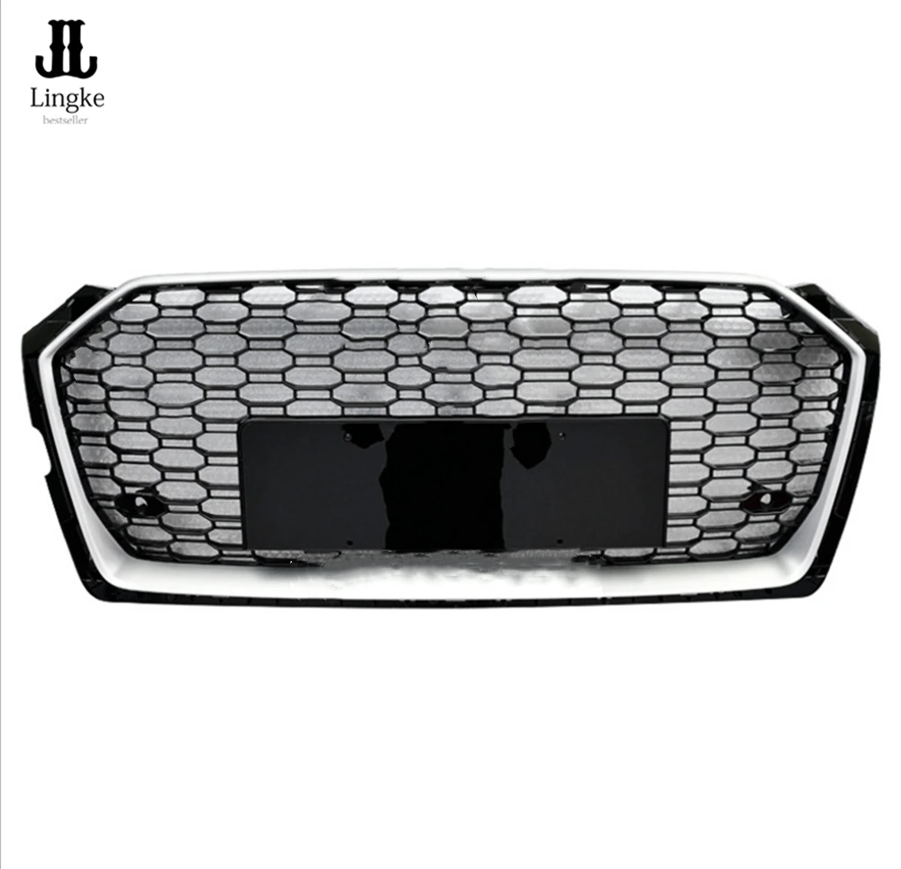 Для AUDI A5 S5 B9 2017-2018 Решетка переднего бампера сотовая капот Гриль RS5 стиль |