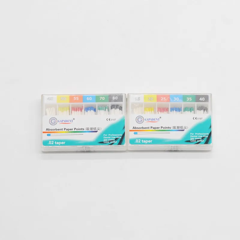 200 штук упак. стоматологические абсорбирующие бумажные точки корень отмена