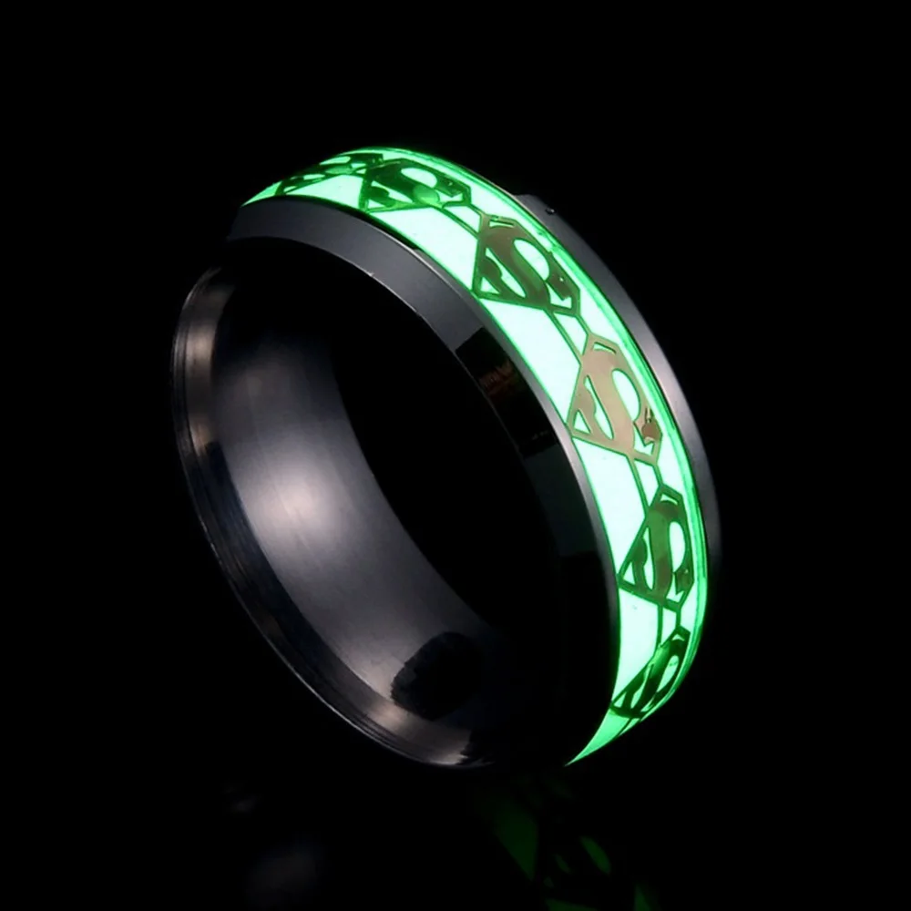 MeMolissa новинка светящееся серебряное кольцо с рисунком бабочки/черепа/рыбы/ЭКГ