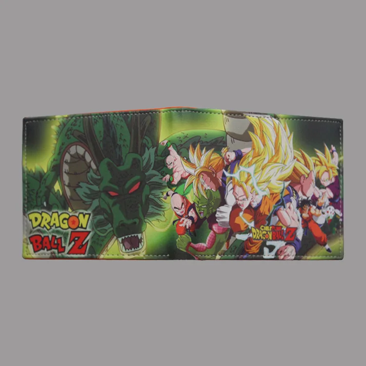 Новое прибытие высокого качества с рисунком аниме кошельки Dragonball кошелек короткие ПУ складной кошельки Кредитная карта кошельки - Цвет: As the picture