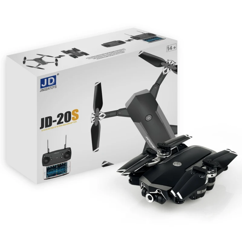 Складной Дрон JDRC с Wi Fi HD камера 2 Мп время полета 18 минут RC Quadcopter RTF VS JD20 JD20S