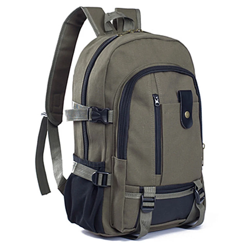 

Men Travel Vintage Men Fashion Nylon Laptop Backpack School Bag Teenager Backpack Classic Design Large Capacity Casual Backpack