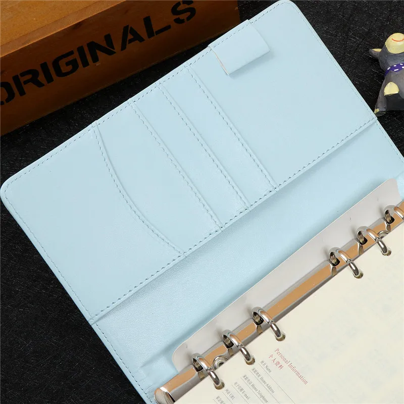 Ежедневник Расписание Книга Школа планирования принадлежности макароны PU Binder A5