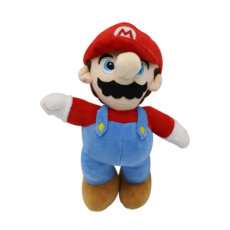 Бесплатная доставка 25 см милые Super Mario luigi Летающий Марио Луиджи ЗВЕЗДА Мягкий