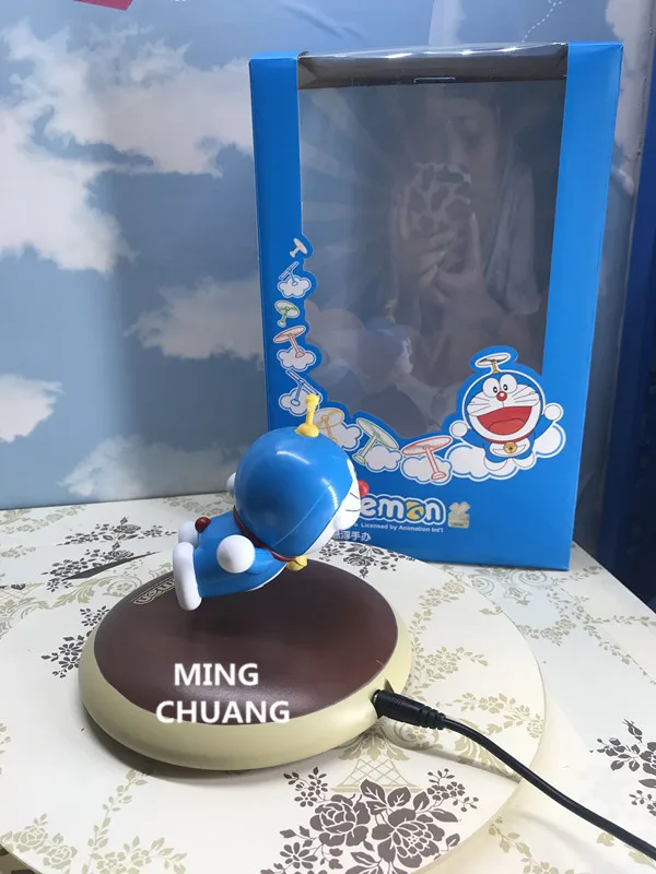 Электромагнитная Левитация Doraemon Nobita's friend ABS фигурка Коллекционная модель игрушки с хвостом коробка 7 см Q87