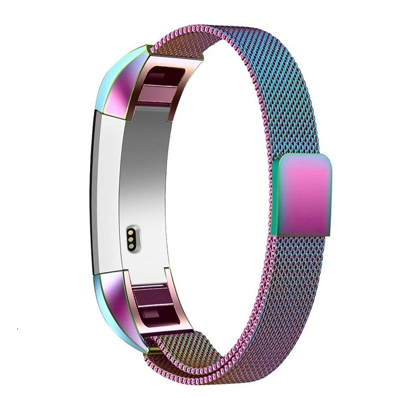 Премиум ремешок из нержавеющей стали для Fitbit Alta Milanese Loop Bands Для HR часов