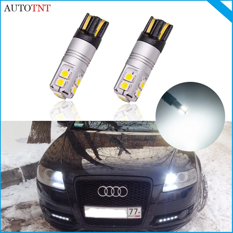 Светодиодная лампа T10 w5w 194 168 без ошибок canbus для Audi A5 кабриолета Sportback A6 C4 C5 C6 C7 Avant A8