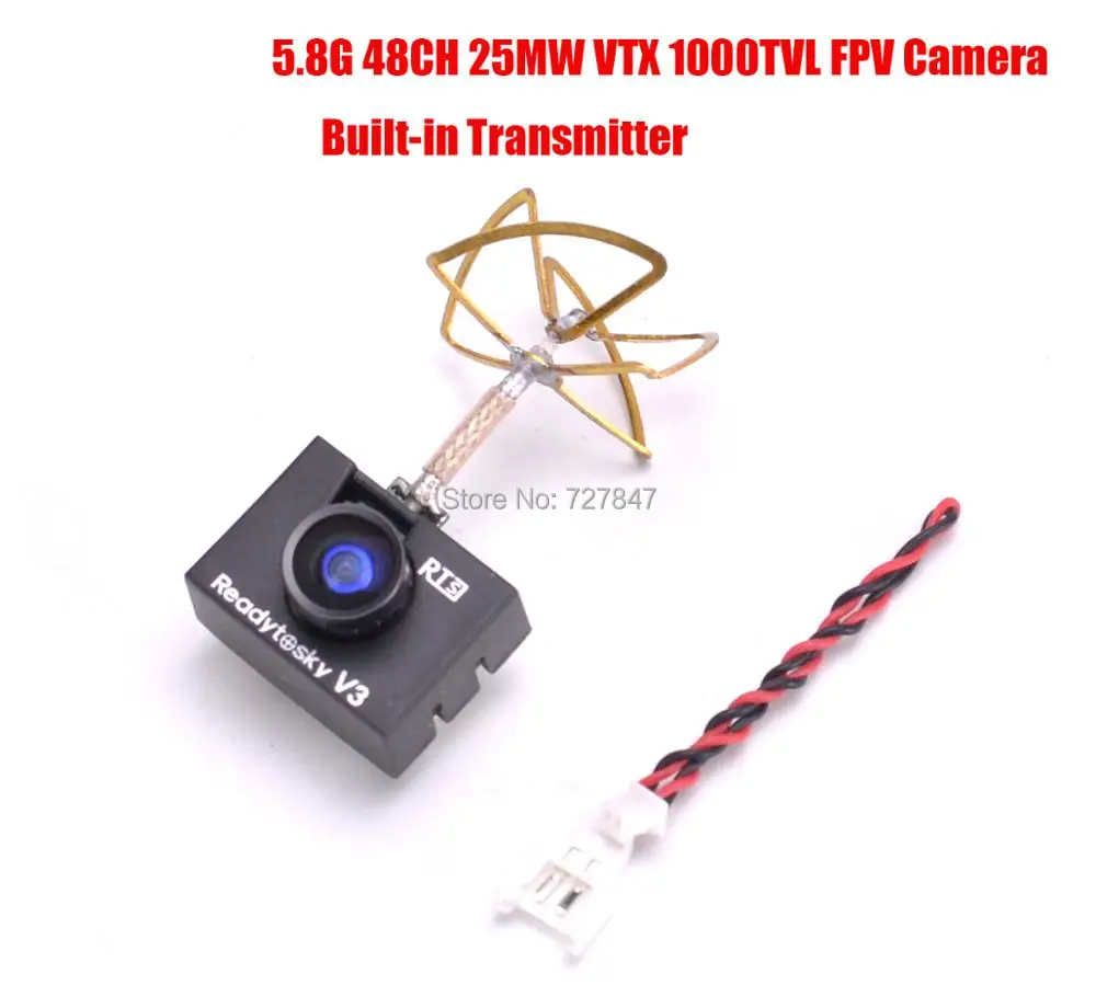Readytosky 5 8 Г 48CH 25 МВт VTX 1000TVL FPV камера Встроенный передатчик для RC Mini QX 95 110 80 Q100