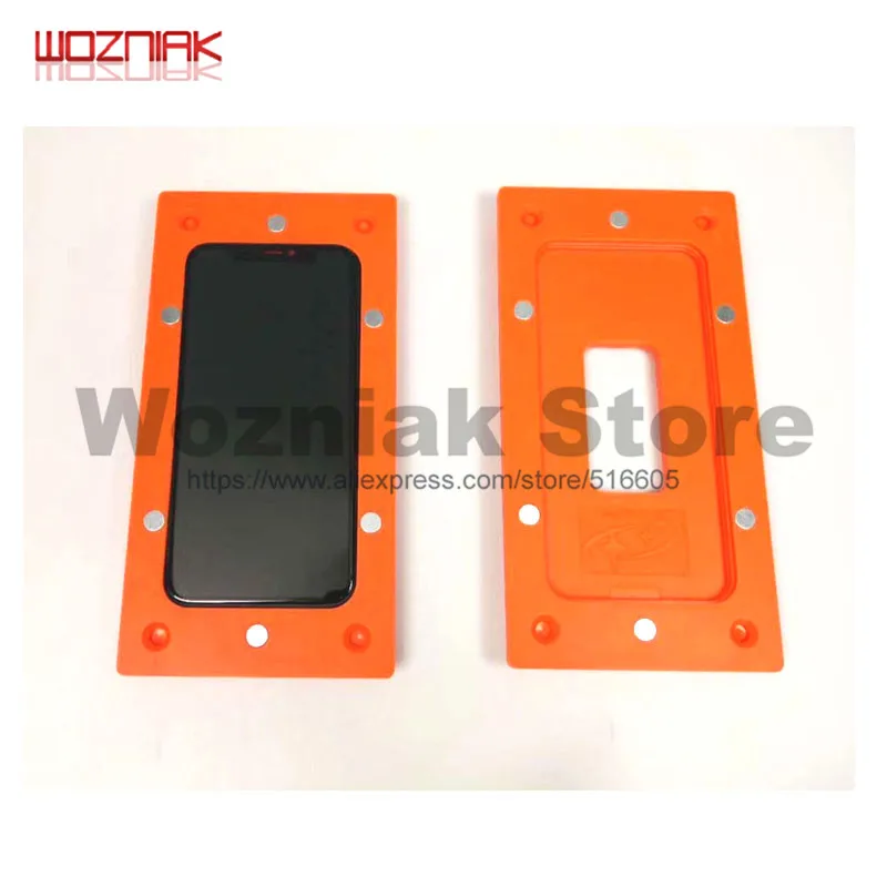 Wozniak For iPhone X Screen fit positioning die Magnetic adhesive pad Cover plate bracket Pressure retaining mould | Инструменты
