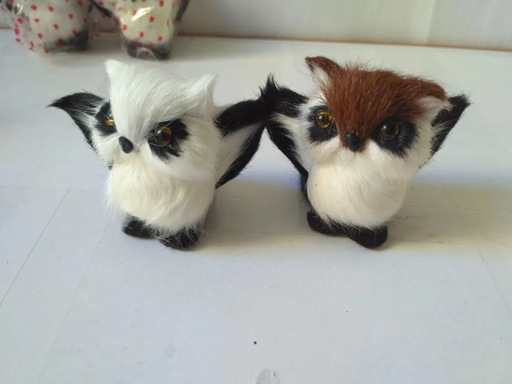 

simulation night owl mini 8x7m spreading wings owl model,polyethylene&furs handicraft home decoration toy gift a1778