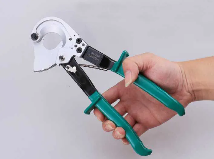 Профессиональный храповик кабельный резак Макс. 240 мм2 плоскогубцы|ratchet cable cutter|cable