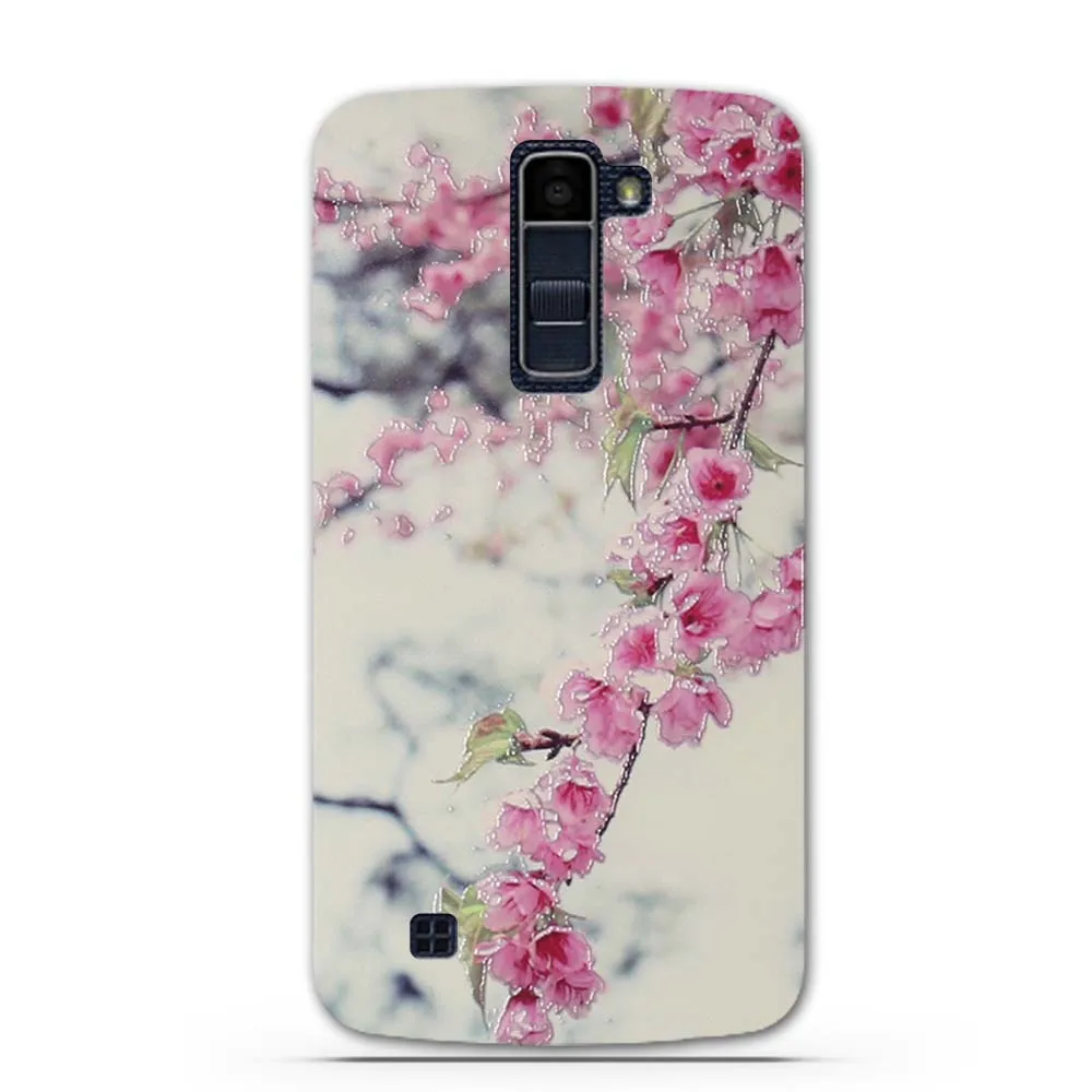 Мягкий чехол из ТПУ для LG K10 K 10 LTE K420N K430 K430DS 5 3 дюйма задняя крышка с цветочным