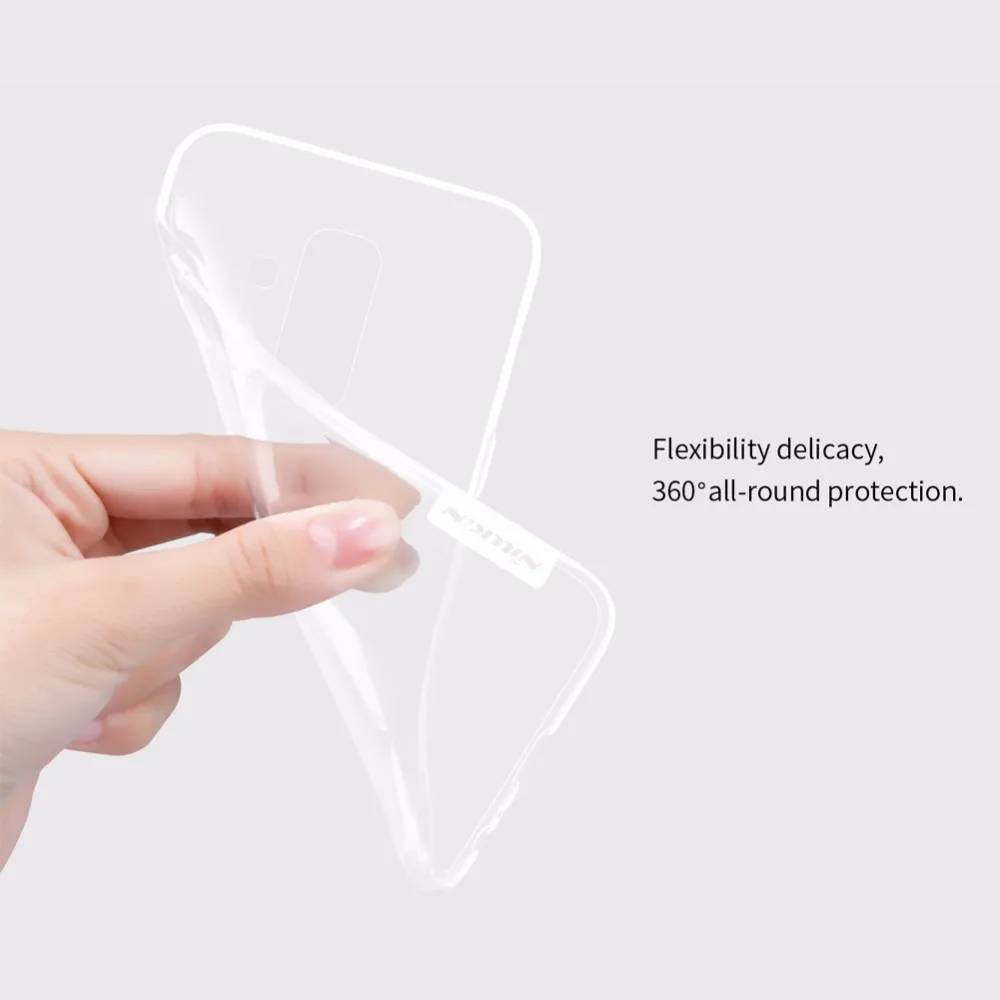 Nilkin for Samsung Galaxy A6 2018 Case Nillkin Soft Silicone TPU Clear Transparent Cover Plus / A9 Star Lite | Мобильные телефоны и