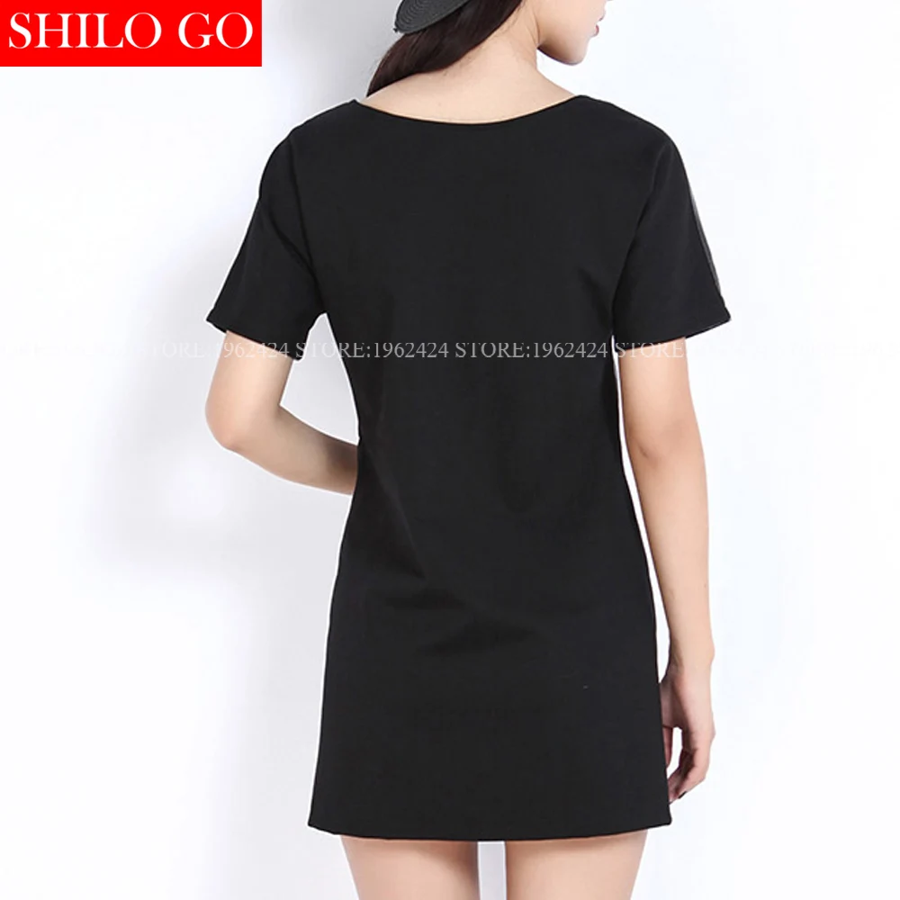 Plus size autumn winter fashion new women high quality sheepskin round neck short sleeve stitching black leather dress 3XL | Женская