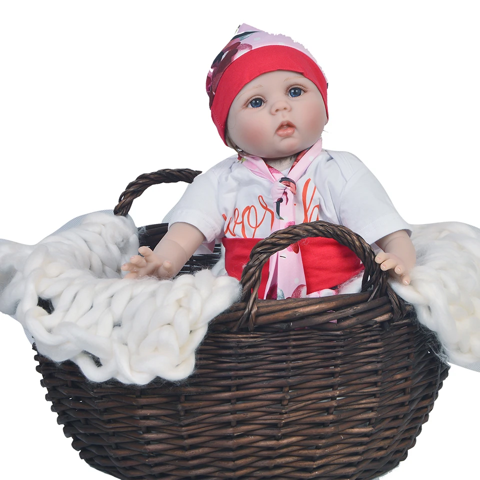 55 см Силиконовые Reborn куклы Baby живой реалистичный Boneca Bebe реалистичные настоящая