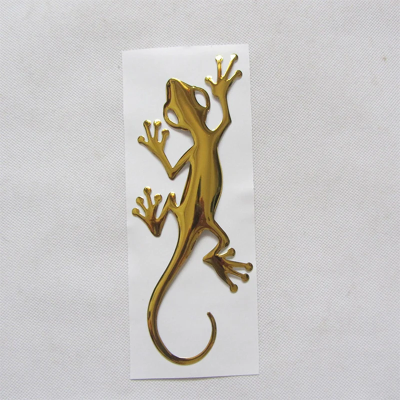 Наклейка на корпус Gecko s имитация металлического стерео автомобиль 3d мягкая