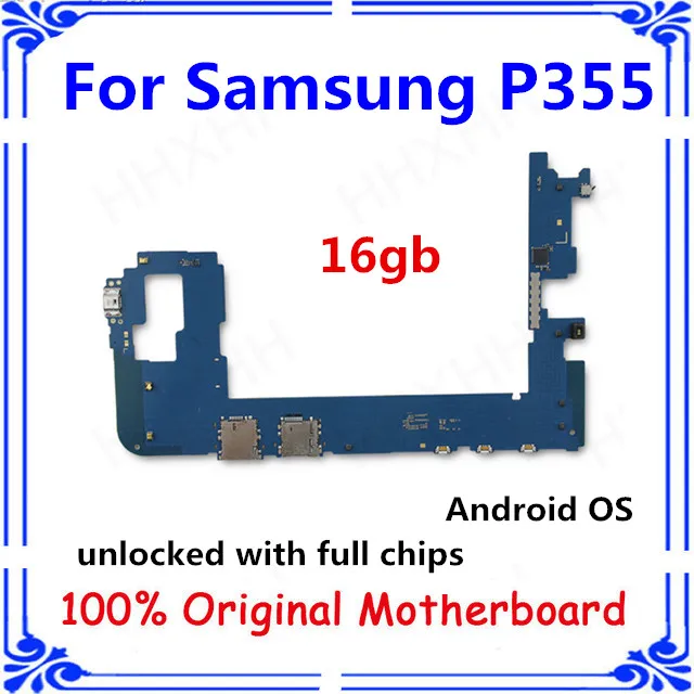 Android разблокированная карта для samsung Galaxy Tab A 8,0 P355 материнская плата 16 Гб MB пластина P355 заменена для samsung б/у P355 панель/плата