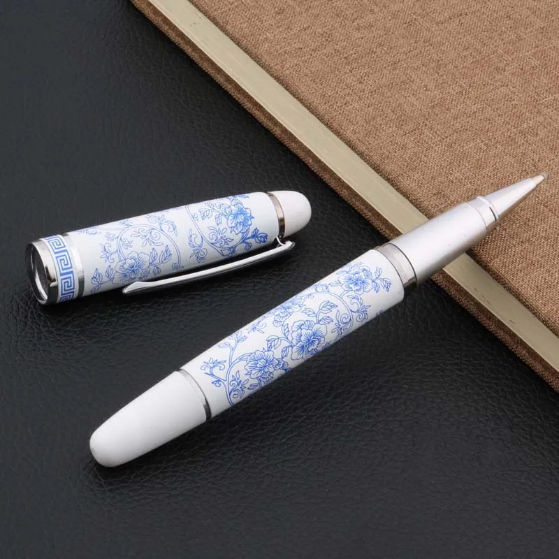 Новинка шариковая ручка с китайским синим и белым фарфоровым узором|rollerball pen|pattern