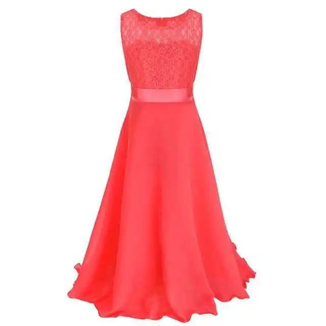 new Lace Princess Girl Dress Children Clothing Pageant Teenage Girls Clothes 4-14 |