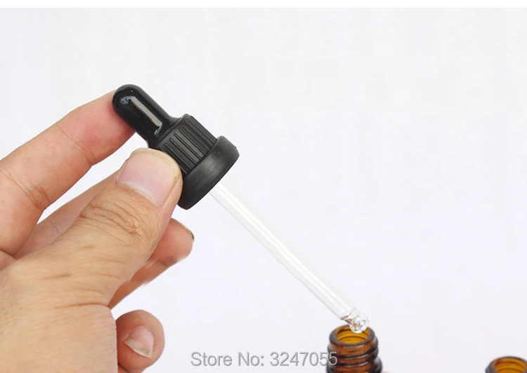 5ml10ml15ml20ml30ml50ml100ml косметическая стеклянная бутылка с пипеткой янтарный флакон