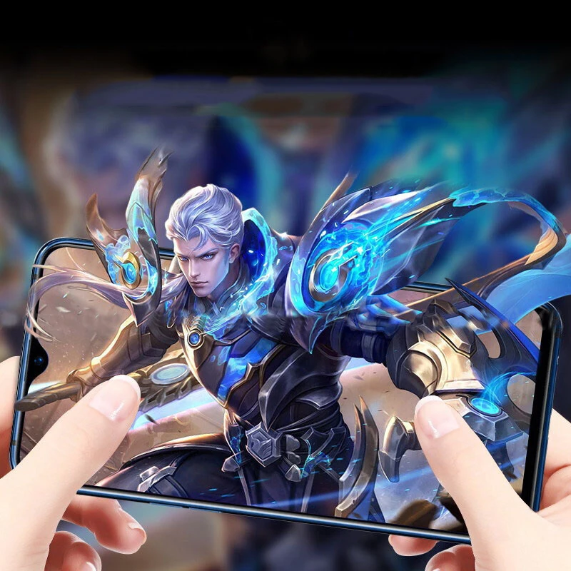 Полное покрытие закаленное стекло для Vivo Y17 Y3 Y5 Y93 lite 2019 Защитная пленка экрана |