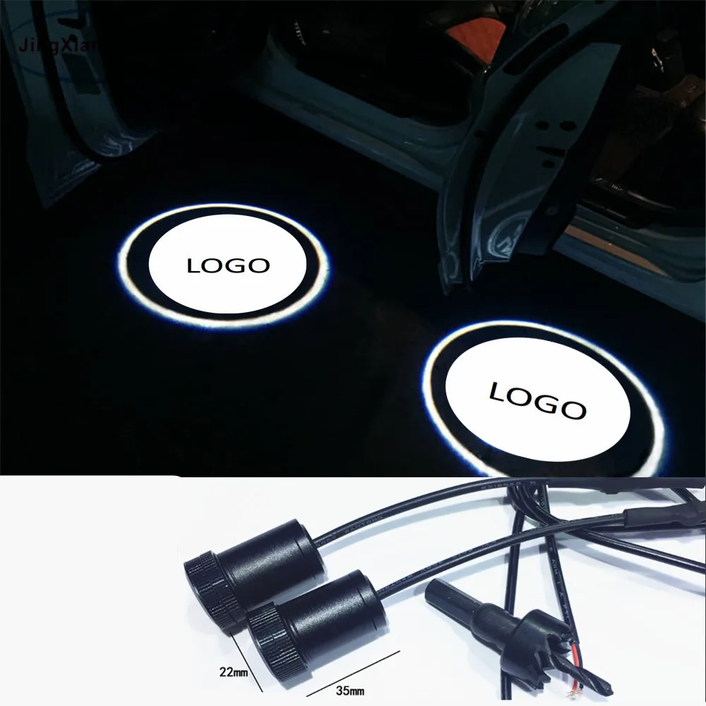 JXF автомобильный светильник s сигнальная лампа светодиодный проектор Ghost Shadow аксессуары лазерный проектор логотипа двери для bentley Предупреж...