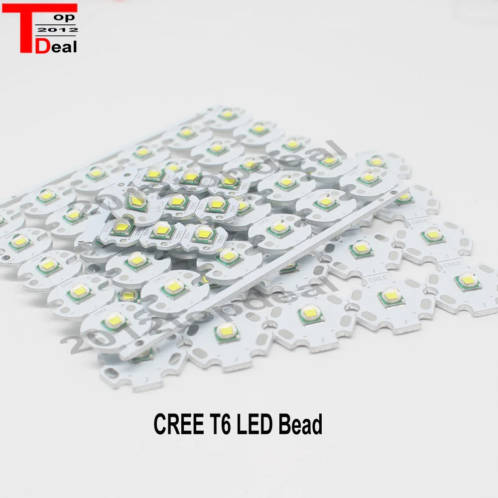 1 шт. CREE XML LED XM-L T6 10 Вт белый высокомощный светодиодный излучатель с 8 мм 12 14 16 20 PCB