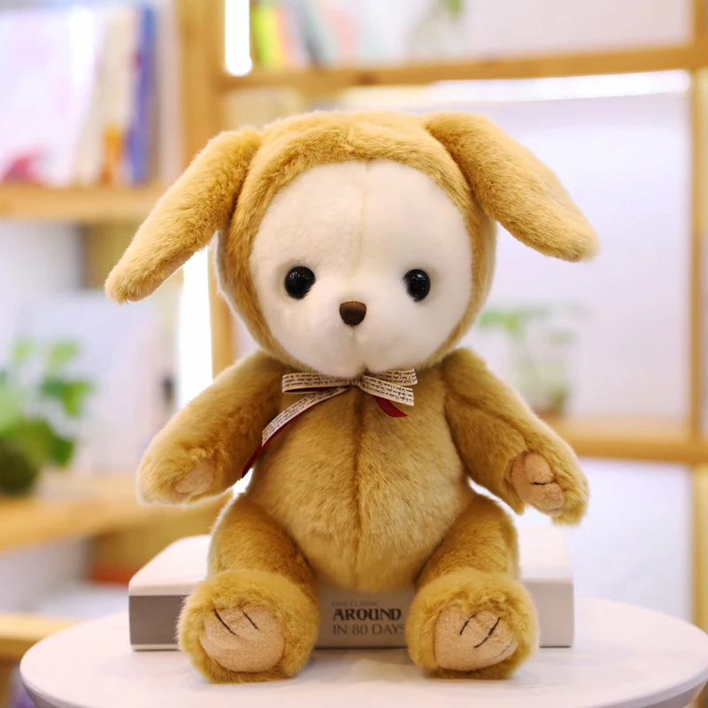 1 шт. 30 см kawaii плюшевый мишка мягкие игрушки маленький белый плюшевые куклы