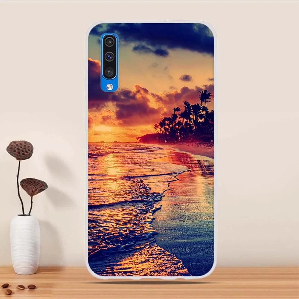 20 Силиконовый чехол для samsung Galaxy A50, чехол для samsung Galaxy A10, A30, A20, A60, A70, A40, чехол из ТПУ, задняя крышка для samsung A50, чехол - Цвет: 20