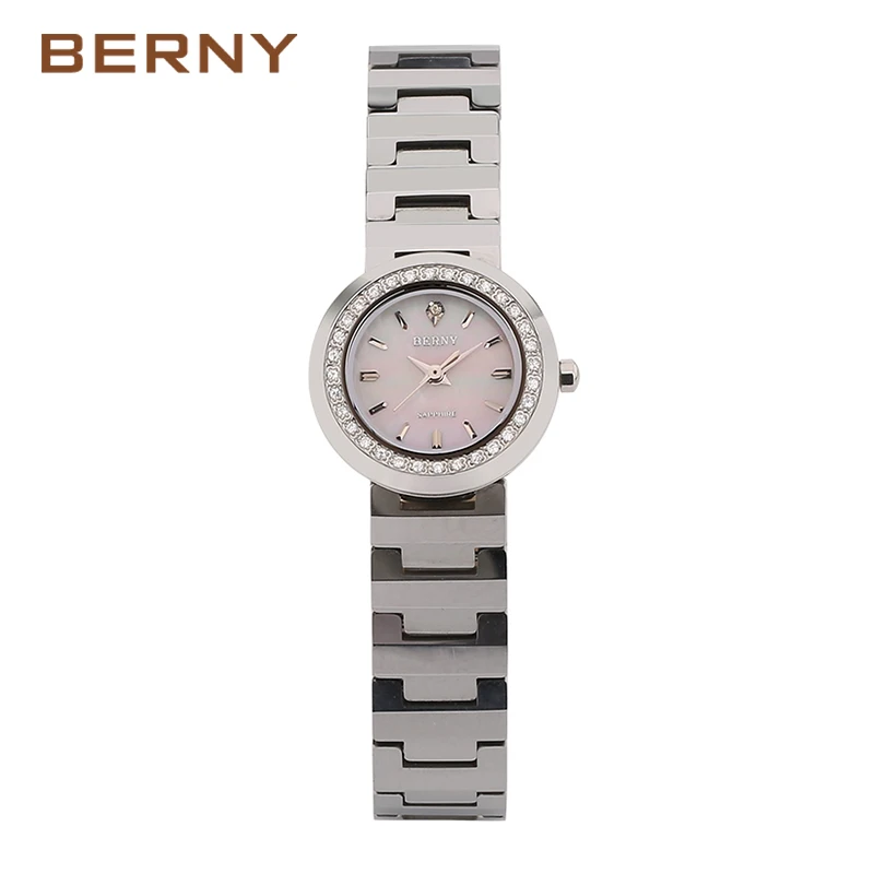 2301LB Berny, женские часы, кварцевые, женские часы, модные, Топ бренд, Роскошные, Relogio Saat Montre Horloge Feminino Bayan Femme, японский механизм - Цвет: 2301LB