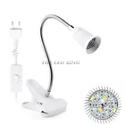 120W полный спектр E27 LED Grow light AC 85-265V Прожектор завод лампа + держатель зажим для системы гидропоники цветущие растения