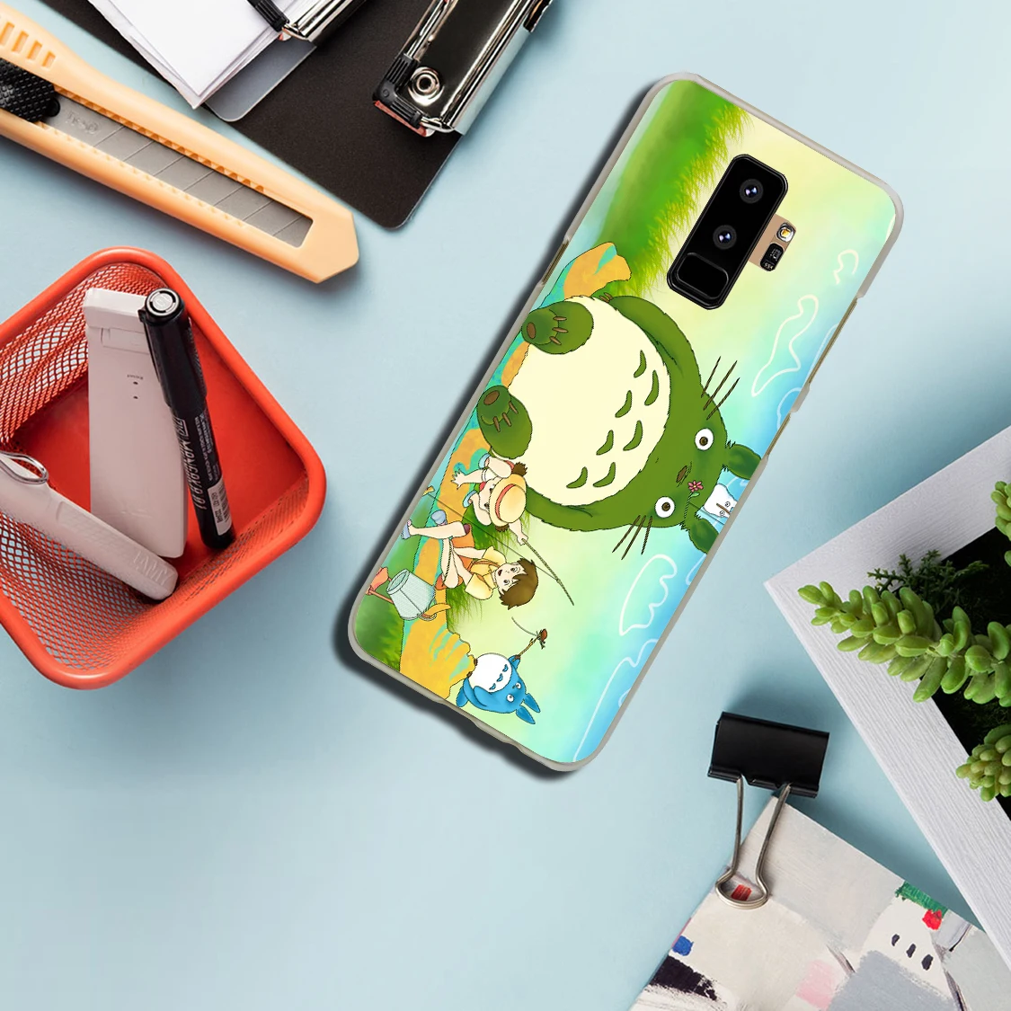 Чехол для телефона с аниме Мой сосед Тоторо и друзья Samsung Galaxy S20 Ultra S10 Lite S10E S6 S7 Edge S8