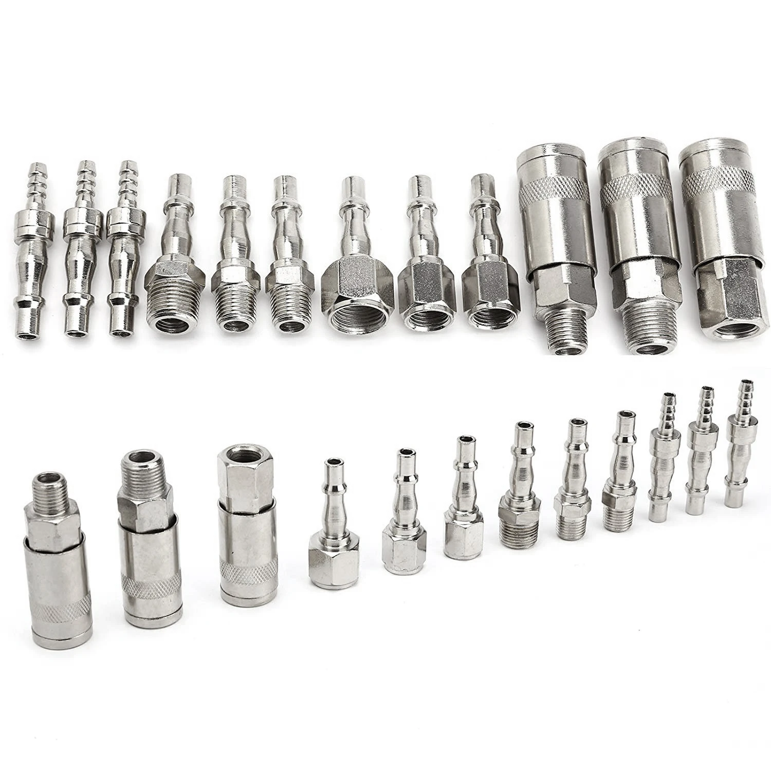 Best price 12pcs Air Line Hose Compressor Fitting Connector Quick Release Set 1/4 3/8 BSP AT360 | Обустройство дома