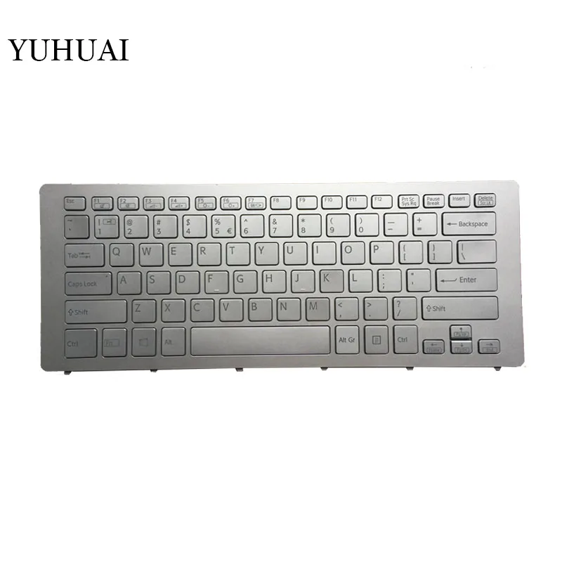 Клавиатура для ноутбука SONY SVF15N SVF15N100C SVF15N18SCB SVF15N18SCP SVF15N18SCS серебристая английская