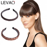 levao fashion women twist hairbands toothed non slip braid headbands girls hair accessories adjustable head band bezel headwear
