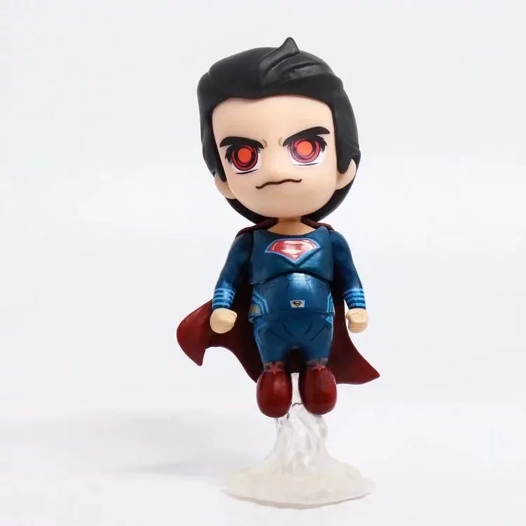 Justice league DC Super Hero Superman Cute Kawaii Q version figure Toys Man 10cm | Игрушки и хобби