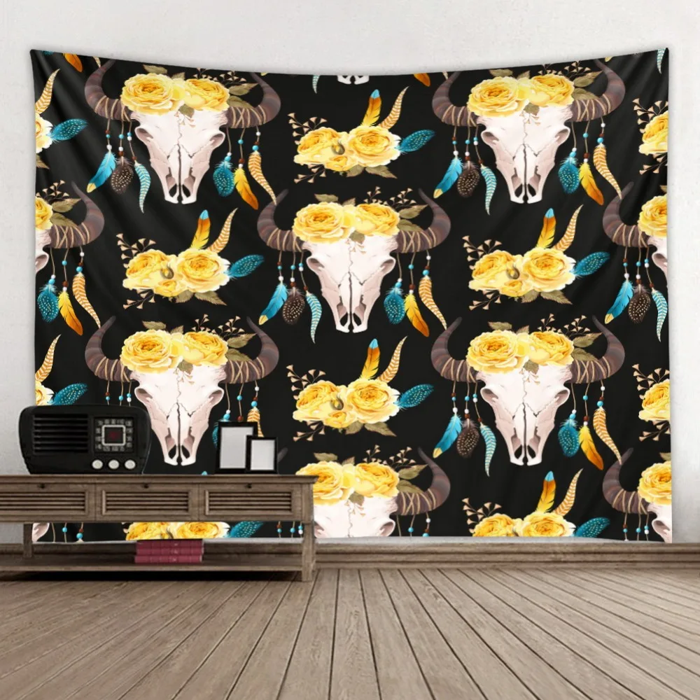 Мандала психоделический гобелен одеяло настенный текстиль Йога Декор индийская