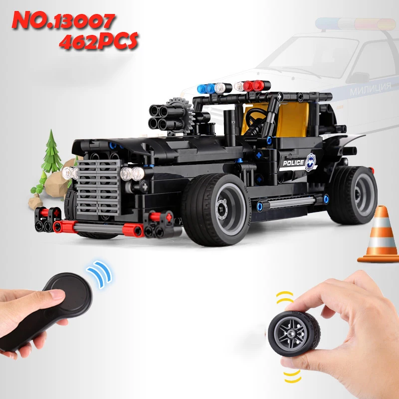Nashan 468PCS DIY Rechargeable RC Car Bricks Technic Building Blocks Remote Control Boys Birthday Gift Toys For Children | Игрушки и