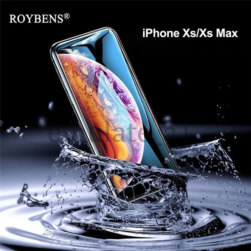 Для iPhone X XS 5 8 &quotзакаленное стекло 5D изогнутое полное покрытие края протектор