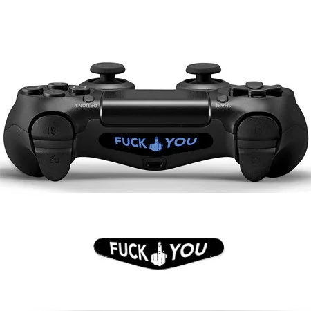 1 шт. модный светодиодный светильник наклейки для Playstation 4 Светодиодный светильник наклейка PS4 контроллер геймпад красочный чехол - Цвет: YSLED-0530