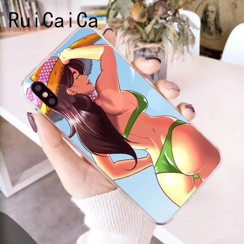 RuiCaiCa Сексуальная Девушка Лето Twerk It Swag на мягкий прозрачный ТПУ чехол для