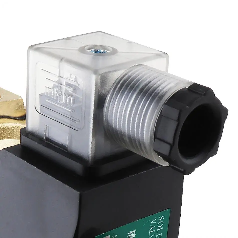 

Electric Solenoid Valve DC 12V Brass with Long Open Type and 1/2" Interface for Air Cannon / Air Compressor
