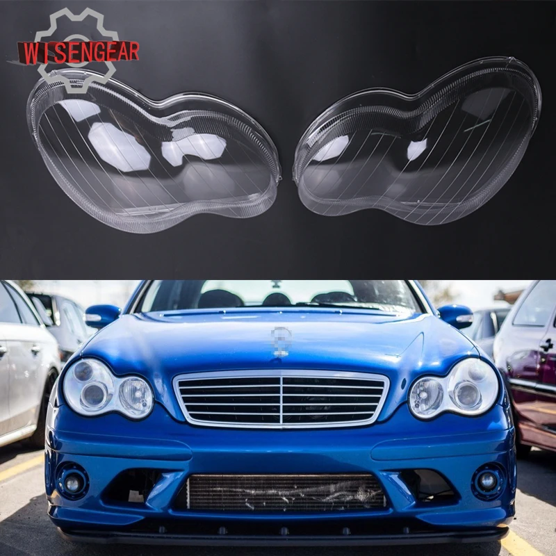 Налобсветильник фсветильник в сборе для Mercedes Benz W203 C Class C200 C230 C240 4 двери 2001 2007|mercedes