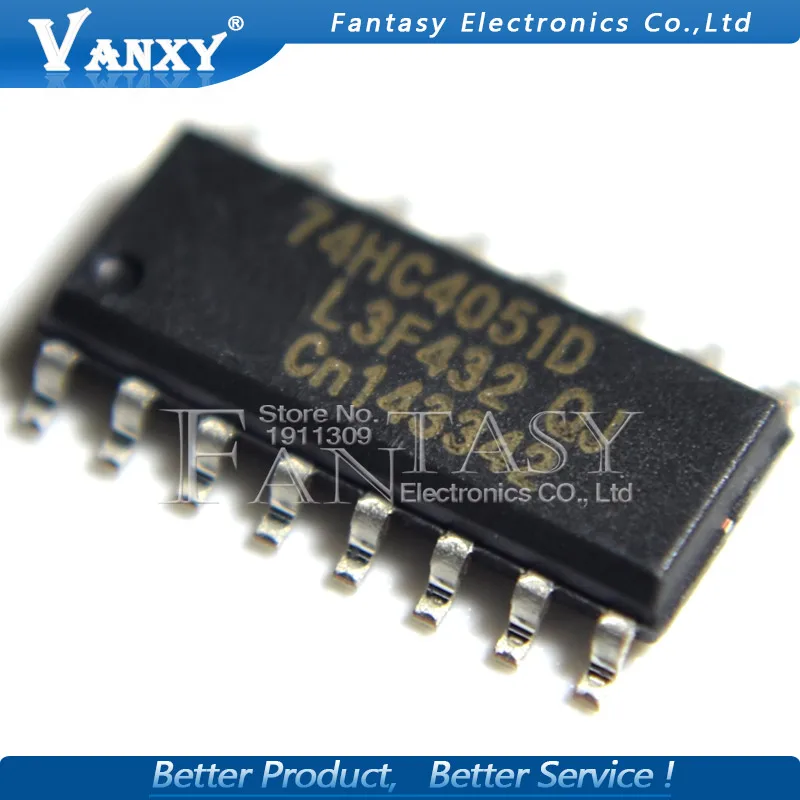 10 шт. 74HC4051D SOP16 74HC4051 SOP SN74HC4051DR 16 SMD новая и оригинальная ИС|smd ic|ic smd |