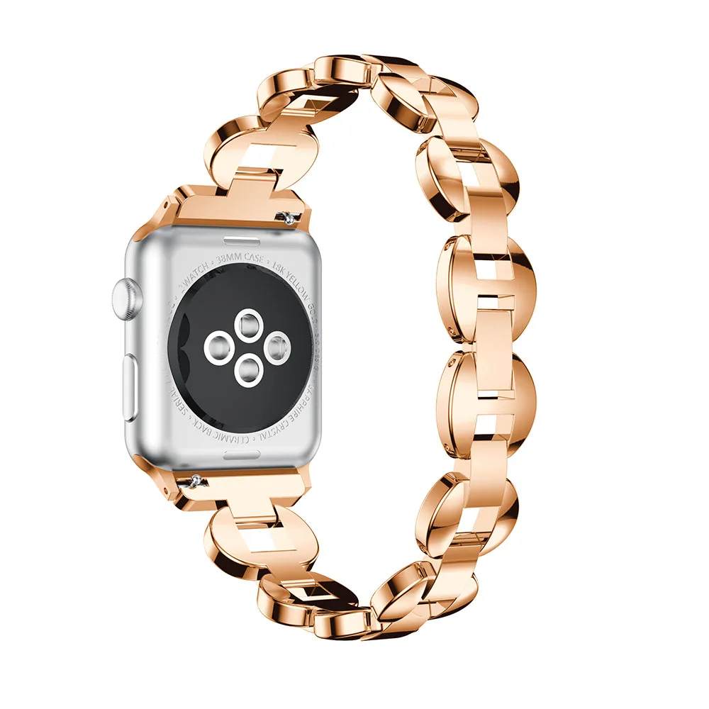 Классический ремешок для часов Apple Watch Series 4 1 3 2 ремешок для часов стальной ремешок для iWatch 42 38 40 44 мм из нержавеющей стали ремни для часов