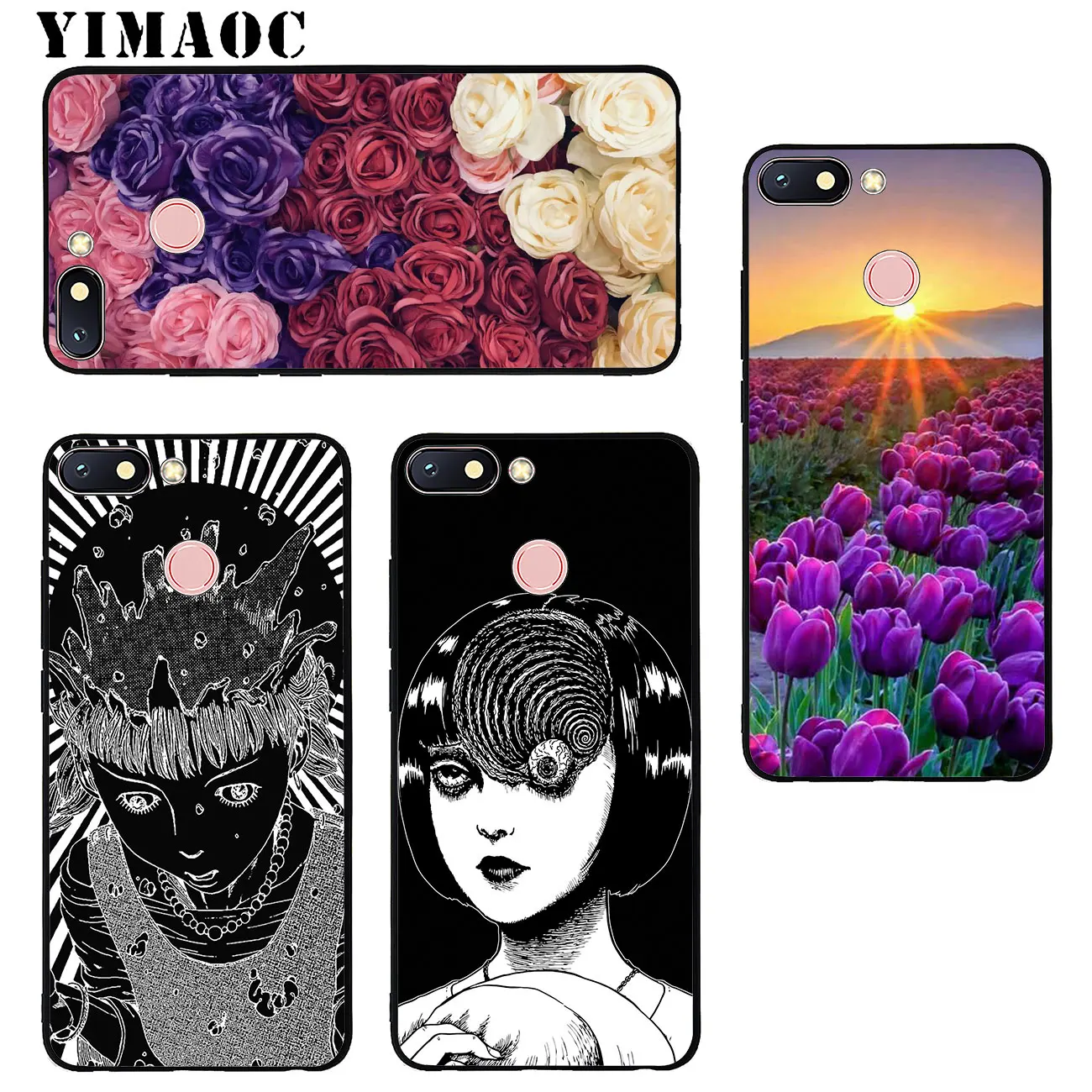 YIMAOC Junji Ito Tees Horror Soft Silicone Phone Case for Xiaomi MI 10 9 9T CC9 CC9E A3 Pro 8 SE A2 Lite A1 Mi10 Mi9 | Мобильные